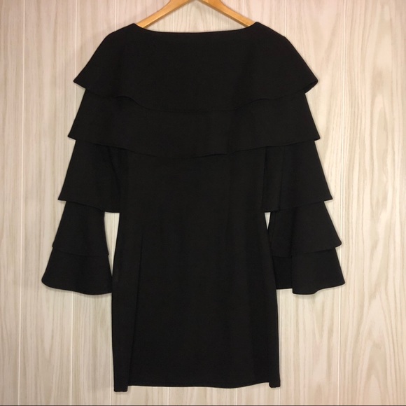 Gianni Bini Dorothy Knit Tiered Ruffle Dress - Picture 8 of 8